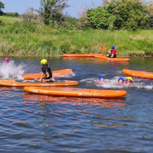 Kayaking with Longford Sports Partnership 